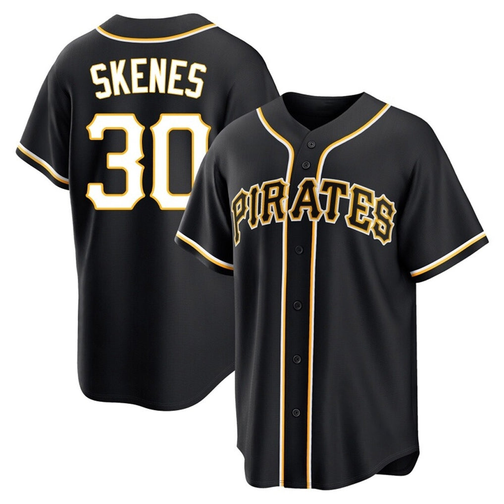 Odoa P.Pirates #30 Paul Skenes Player Black Fashion Out Home Game Stitched Jerseys