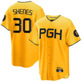 Odoa P.Pirates #30 Paul Skenes Player Gold City Connect Home Limited Stitched Jerseys