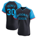 Odoa P.Pirates #30 Paul Skenes Player Navy National League All-Star Home Limited Elite Stitched Jerseys