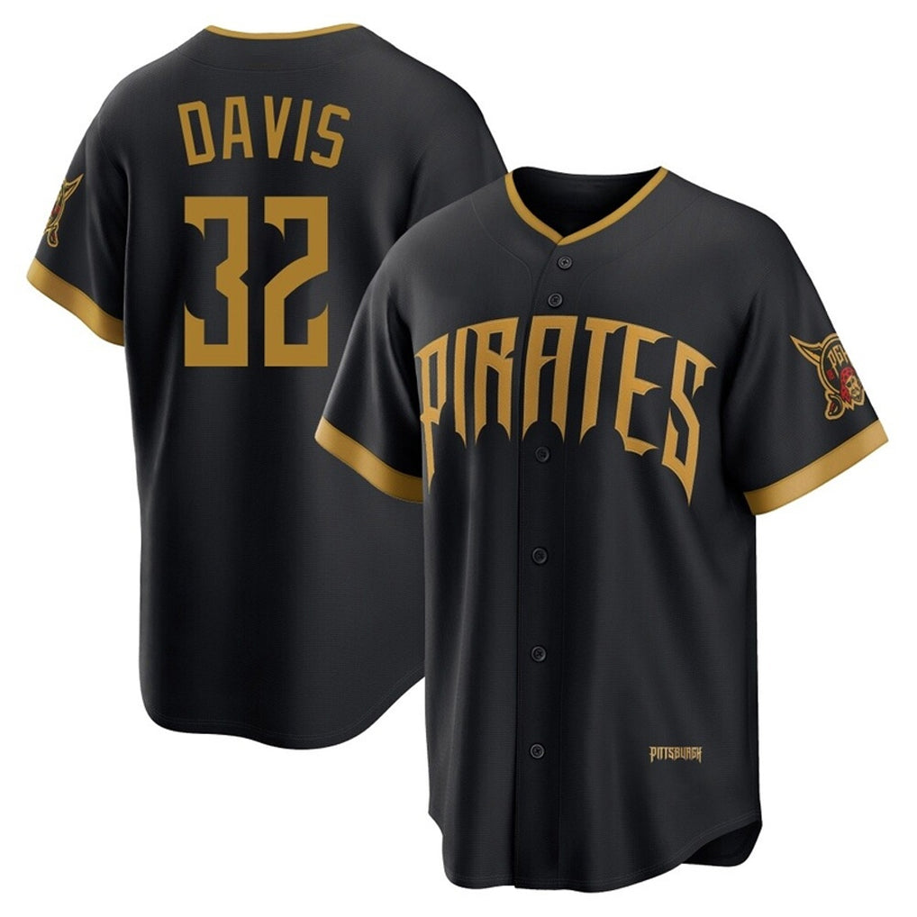 Odoa P.Pirates #32 Henry Davis Player Black 2026 City Connect Home Game Stitched Jerseys