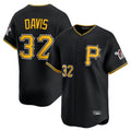 Odoa P.Pirates #32 Henry Davis Player Black Alternate Limited Game Stitched Jerseys