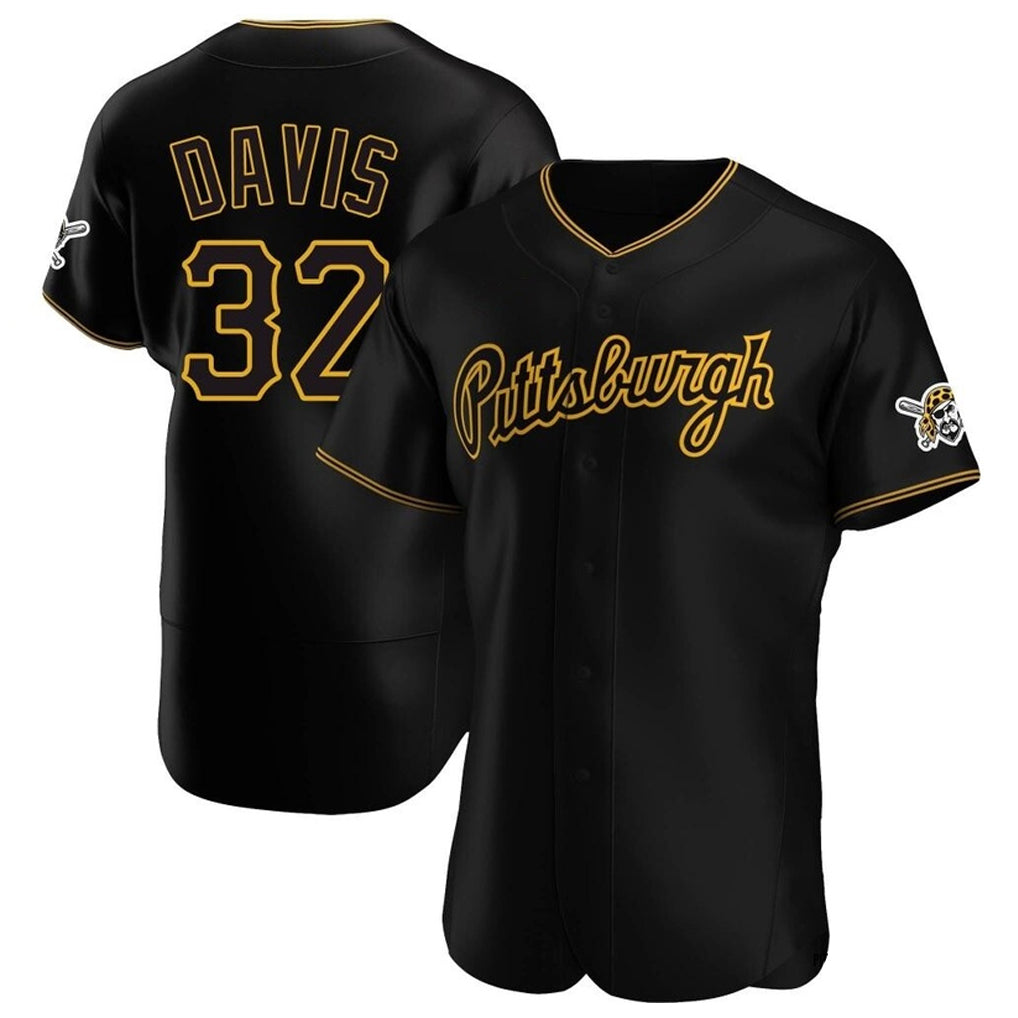 Odoa P.Pirates #32 Henry Davis Player Black Home Limited Elite Stitched Jerseys
