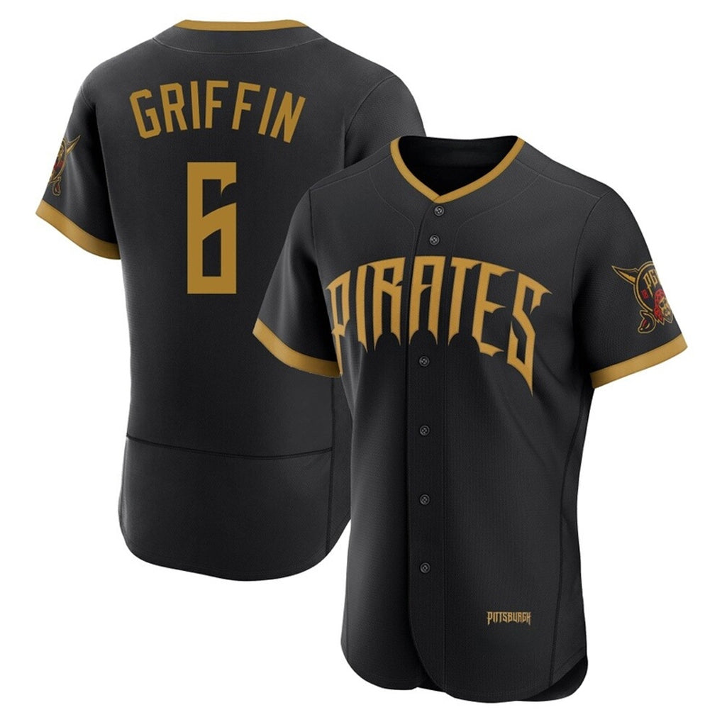 Odoa P.Pirates #6 Konnor Griffin Player Black 2026 City Connect Home Limited Elite Stitched Jerseys