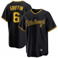 Odoa P.Pirates #6 Konnor Griffin Player Black Alt Home Game Stitched Jerseys
