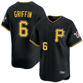 Odoa P.Pirates #6 Konnor Griffin Player Black Alternate Limited Game Stitched Jerseys