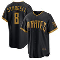 Odoa P.Pirates #8 Willie Stargell Player Black 2026 City Connect Home Limited Stitched Jerseys