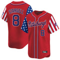Odoa P.Pirates #8 Willie Stargell Player Red 2025 Independence Day Vapor Premier Limited Stitched Jerseys