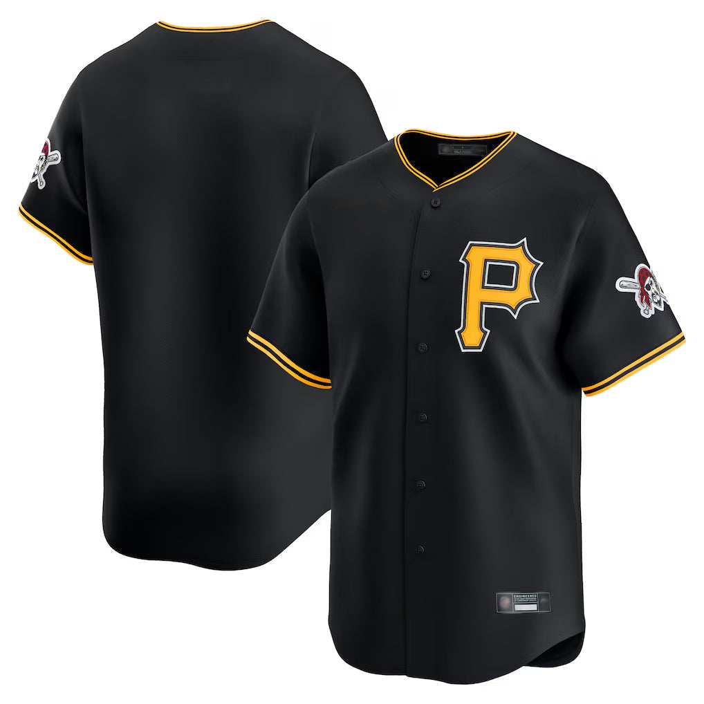 Odoa P.Pirates Blank Player Black Alternate Limited Game Stitched Jerseys