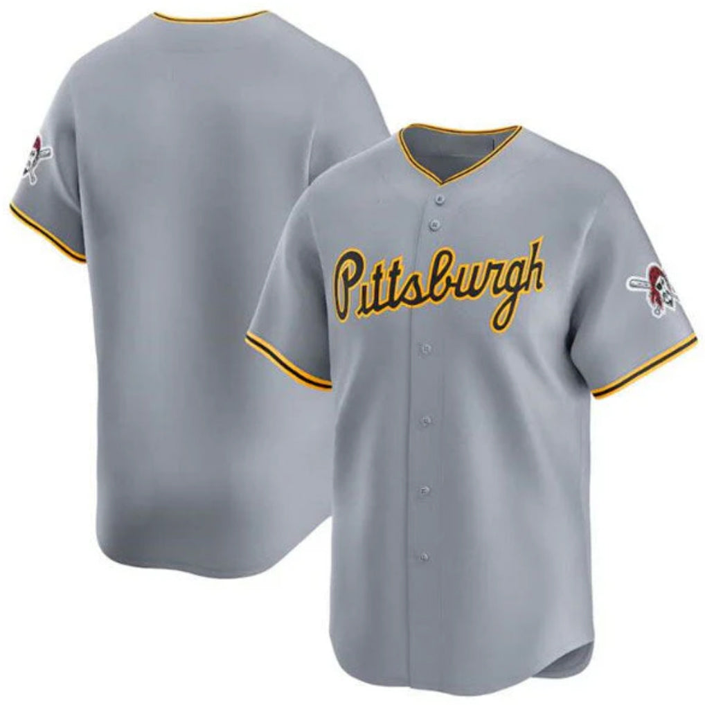 Odoa P.Pirates Blank Player Gray Road Home Limited Stitched Jerseys