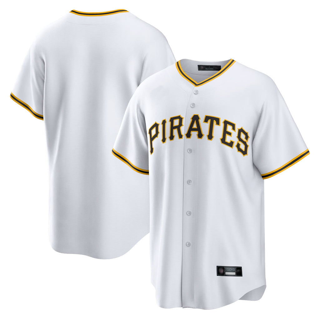 Odoa P.Pirates Blank Player White Home Game Stitched Jerseys