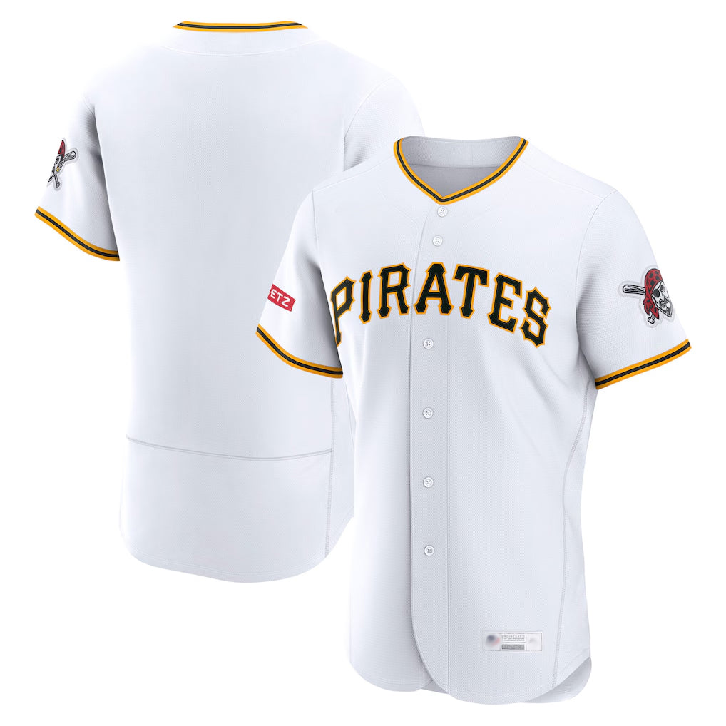 Odoa P.Pirates Blank Player White Home Limited Elite Stitched Jerseys