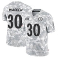 Odoa P.Steelers #30 Jaylen Warren Player Arctic Camo Salute to Service Limited Stitched Jerseys