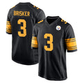 Odoa P.Steelers #3 Jaquan Brisker Player Black Color Rush Home Game Stitched Jerseys