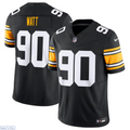 Odoa P.Steelers #90 T.J. Watt Black Vapor F.U.S.E. Limited Stitched American Stitched Jerseys