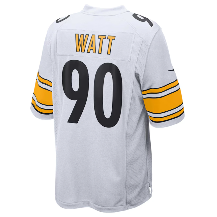 Odoa P.Steelers #90 T.J. Watt Player White Game Stitched Jerseys