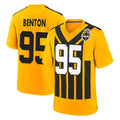 Odoa P.Steelers #95 Keeanu Benton Player Gold Limited 1933 Throwback Home Game Stitched Jerseys