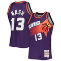 Odoa P.Suns #13 Steve Nash Mitchell & Ness Purple 199697 Hardwood Classics Swingman Stitched Jerseys