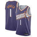 Odoa P.Suns #1 Devin Booker Purple Swingman Stitched Jerseys - Icon Edition