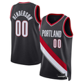 Odoa PT.Blazers #00 Scoot Henderson Black 2023 Draft Swingman Stitched Jerseys - Icon Edition