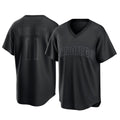Odoa S.Diego Padres #11 Yu Darvish Player Black Pitch Fashion Game T-shirt Stitched Jerseys