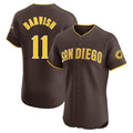 Odoa S.Diego Padres #11 Yu Darvish Player Brown Home Limited Elite Stitched Jerseys