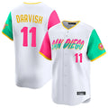 Odoa S.Diego Padres #11 Yu Darvish Player White City Connect Home Limited Stitched Jerseys