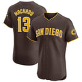Odoa S.Diego Padres #13 Manny Machado Player Brown Home Limited Elite Stitched Jerseys
