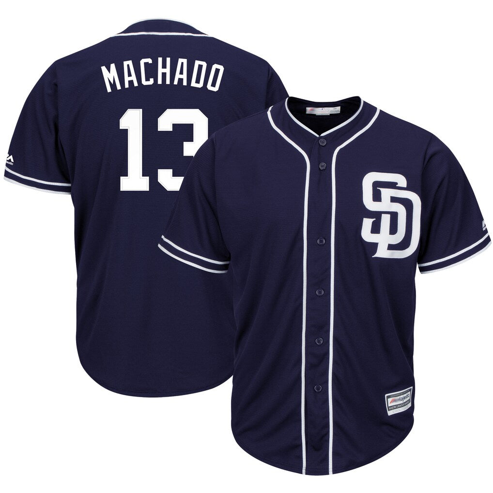 Odoa S.Diego Padres #13 Manny Machado Player Navy Cool Base Game Stitched Jerseys