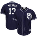 Odoa S.Diego Padres #13 Manny Machado Player Navy Cool Base Game Stitched Jerseys