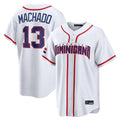 Odoa S.Diego Padres #13 Manny Machado Player White 2026 World Classic Home Limited Stitched Jerseys