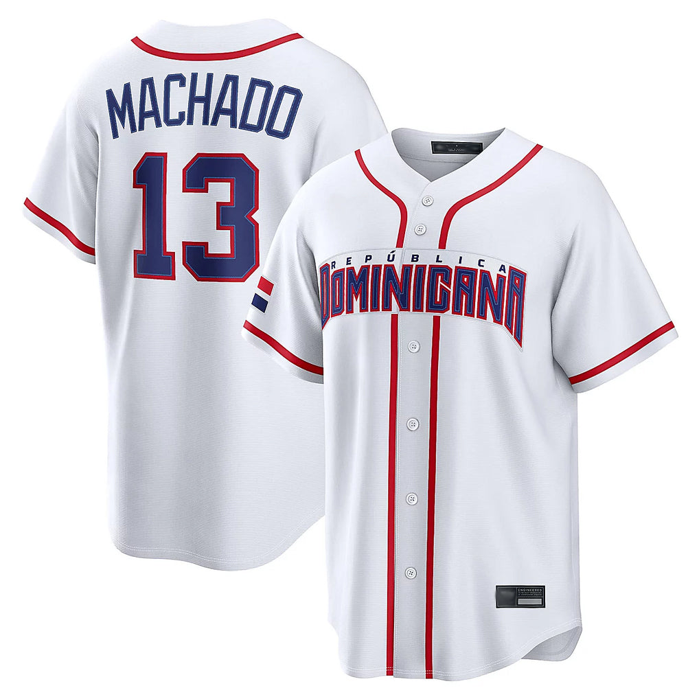 Odoa S.Diego Padres #13 Manny Machado Player White 2026 World Classic Home Limited Stitched Jerseys