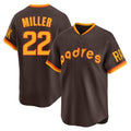 Odoa S.Diego Padres #22 Mason Miller Player Brown Home Cooperstown Collection Replica Game Stitched Jerseys