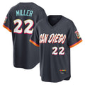 Odoa S.Diego Padres #22 Mason Miller Player Obsidian 2026 City Connect Home Limited T-shirt Stitched Jerseys