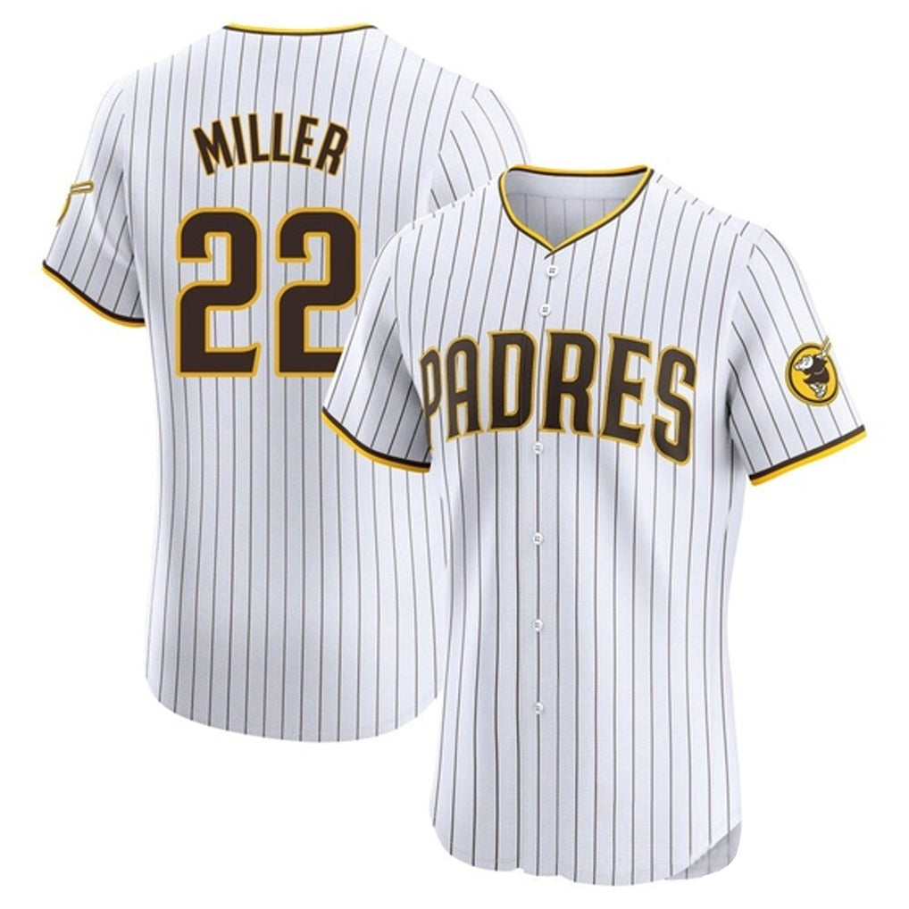 Odoa S.Diego Padres #22 Mason Miller Player White Home Limited Elite Stitched Jerseys