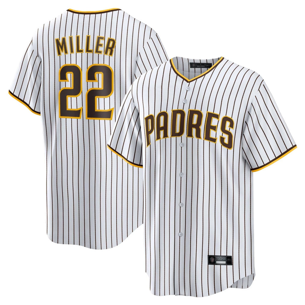 Odoa S.Diego Padres #22 Mason Miller Player White Home Limited Game Stitched Jerseys