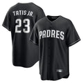 Odoa S.Diego Padres #23 Fernando Tatis Jr Player Black Home Game Stitched Jerseys