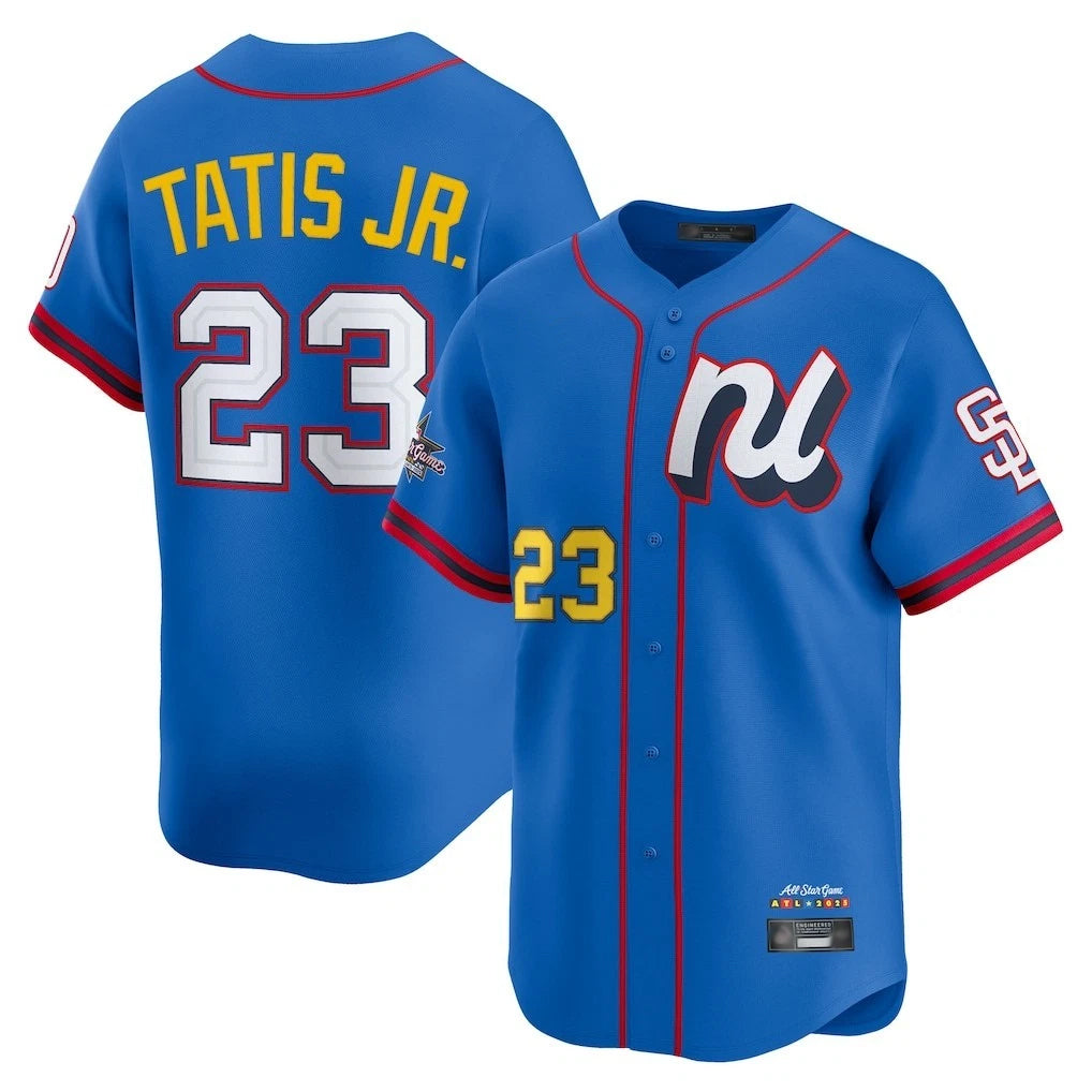 Odoa S.Diego Padres #23 Fernando Tatis Jr Player Blue National League All-Star Game Limited Stitched Jerseys