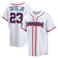 Odoa S.Diego Padres #23 Fernando Tatis Jr Player White 2026 World Classic Home Limited Stitched Jerseys