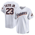 Odoa S.Diego Padres #23 Fernando Tatis Jr Player White Cooperstown Collection Limited Home Stitched Jerseys