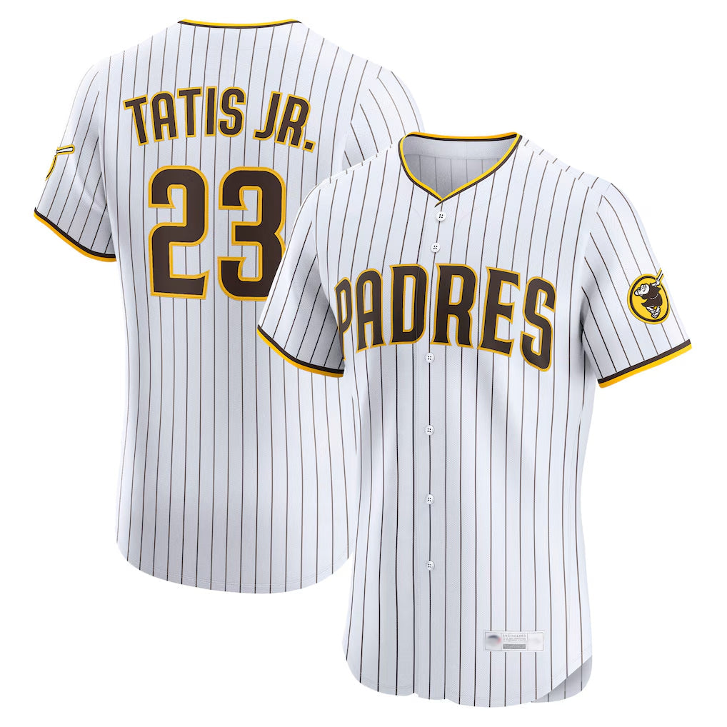 Odoa S.Diego Padres #23 Fernando Tatis Jr Player White Home Limited Elite Stitched Jerseys