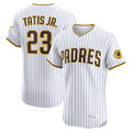 Odoa S.Diego Padres #23 Fernando Tatis Jr Player White Home Limited Elite Stitched Jerseys