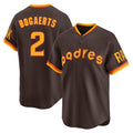 Odoa S.Diego Padres #2 Xander Bogaerts Player Brown Home Cooperstown Collection Replica Game Stitched Jerseys