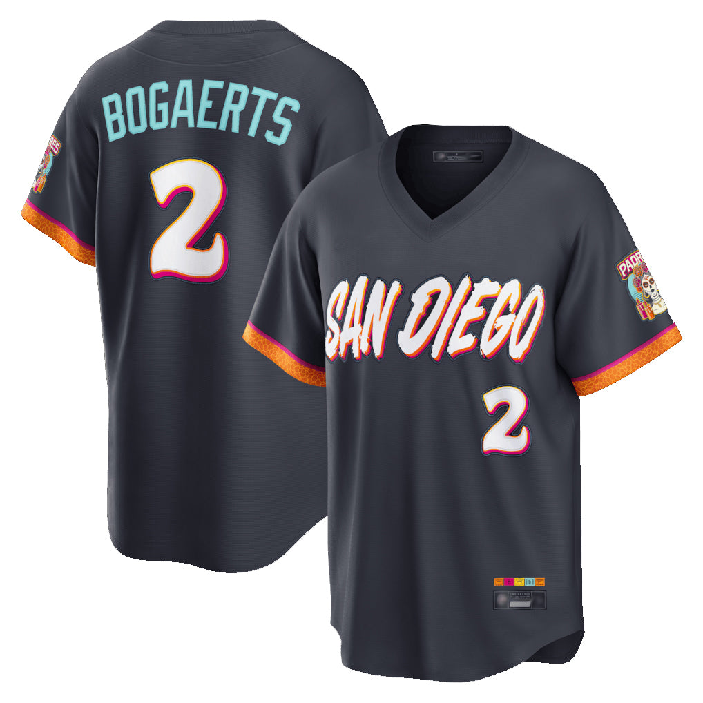 Odoa S.Diego Padres #2 Xander Bogaerts Player Obsidian 2026 City Connect Home Limited T-shirt Stitched Jerseys