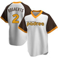 Odoa S.Diego Padres #2 Xander Bogaerts Player White Home Cooperstown Collection Replica Game Stitched Jerseys
