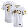 Odoa S.Diego Padres #2 Xander Bogaerts Player White Home Limited Elite Stitched Jerseys