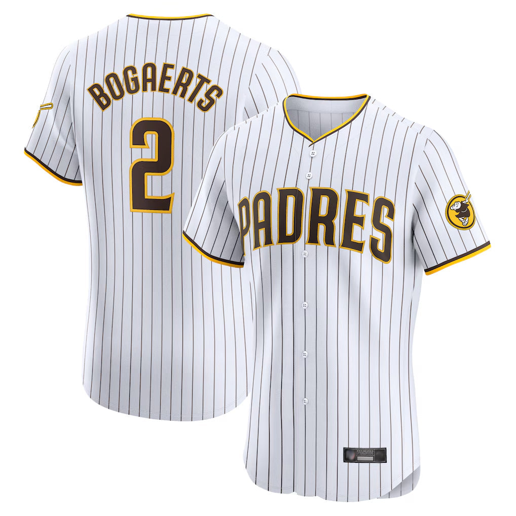 Odoa S.Diego Padres #2 Xander Bogaerts Player White Home Limited Elite Stitched Jerseys