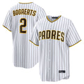 Odoa S.Diego Padres #2 Xander Bogaerts Player White Home Limited Game Stitched Jerseys