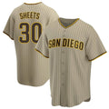 Odoa S.Diego Padres #30 Gavin Sheets Player Khaki Home Game Stitched Jerseys