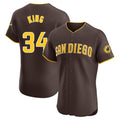 Odoa S.Diego Padres #34 Michael King Player Brown Home Limited Elite Stitched Jerseys