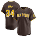 Odoa S.Diego Padres #34 Michael King Player Brown Home Limited Stitched Jerseys